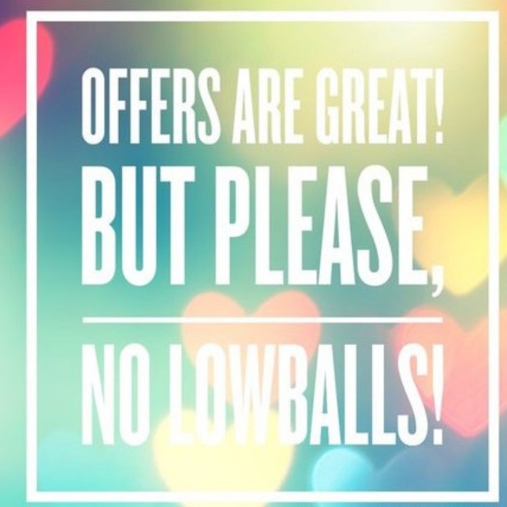 No low-balling please🙅🏻‍♀️